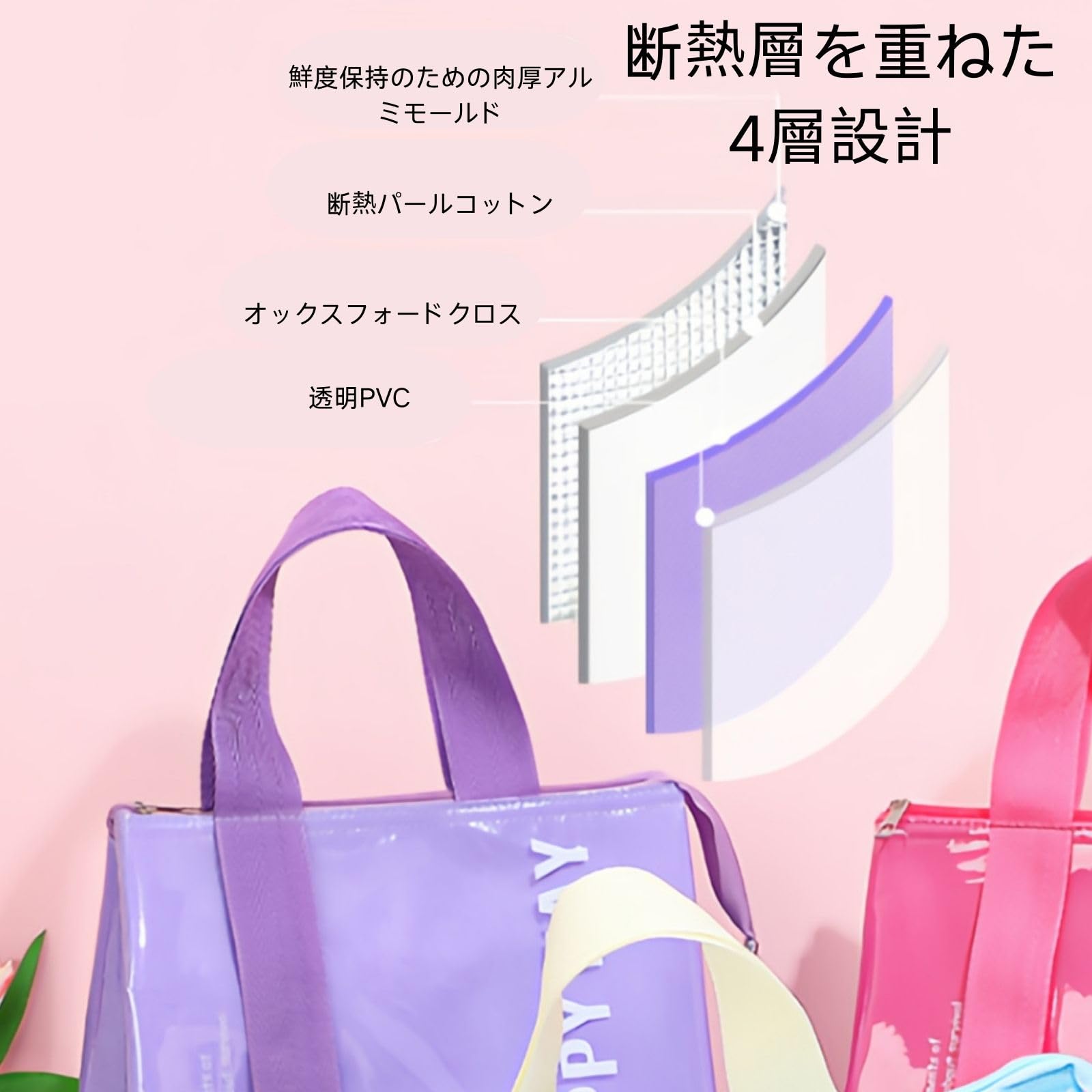 Amazon | HZT ランチバッグ 保冷バッグ 大容量7.5L 防水耐汚 断熱袋